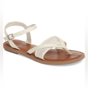 TOMS Lexie Ivory lace sandal